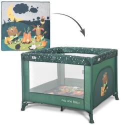 Lorelli Tarc de joaca Lorelli Play N Relax, 100x100x75 cm, deschidere laterala cu fermoar, geanta de transport, Verde