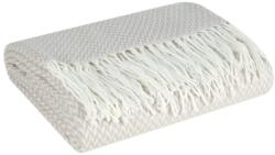 Eurofirany Fonott takaró rojtokkal, Eurofirany, Akril, 130x170 cm, Bézs/Fehér (388341)