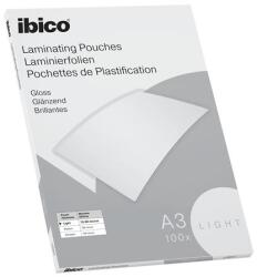 Ibico Meleglamináló fólia, 80 mikron, A3, fényes, IBICO Light (E627311)