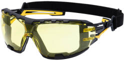 Portwest PR02 Anthracite Wraparound Plus védőszemüveg sárga (PR02AMR)