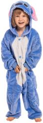 KIGURUMI Nikcorp Kigurumi gyerek pizsama Stitch modell, kék, fülekkel ellátott kapucni, poliészter, 135-145 CM (KI000048)