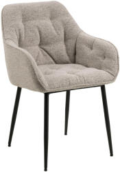  Brooke bézs színű Monza kárpitozott karfás szék