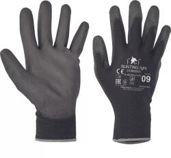  Szerelőkesztyű PU mártott fekete 9/L