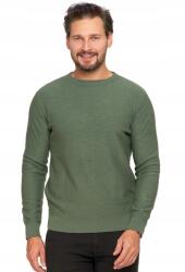 Moraj Férfi pulóver, Moraj, klasszikus, sima pamut, kényelmes, kerek nyakú, XL INTL (OMS4000-003-KHAKI-XL)