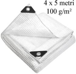 GWD Átlátszó, megerősített ponyva, 4x5 m 100g/nm, vízálló, UV+ és fagyálló (10.100.45)
