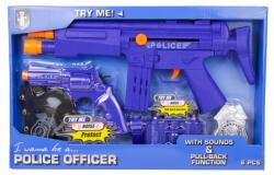 MTS Rendőr Fegyver 6 Darabos Készlet - Kék