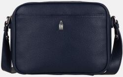  ROSA - Sötétkék bőr válltáska