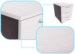 KIK Öntapadós Fóliatekercs Falburkolat Tölgy Fehér 1, 22x50 m