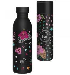 Ars Una Ars Una: Black Hibiscus duplafalú fém kulacs díszdobozban 600ml