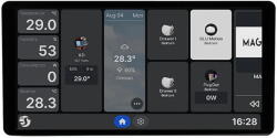 Shelly Releu inteligent Control Panel 6.95â Wall Display X2i WiFi/BLU Argintiu (57735)