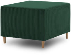 GreenSite Fireze puff, kordbársony, zöld - pepita