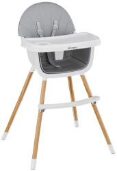 Tulano Etetőszék Gyerekeknek Lábtartóval, 3 Éves Korig, Szürke