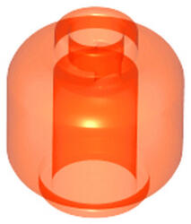 LEGO® Alkatrészek (Pick a Brick) Átlátszó neon narancssárga fej 6039180 (6039180)
