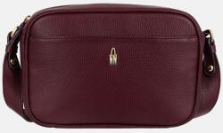  LUKA - Bordó bőr válltáska