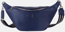  CAPRI - Sötétkék bőr crossbody táska