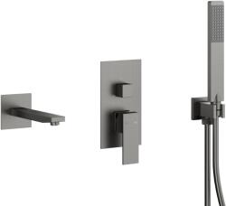 Armatura Logon Gun Metal Grey set cadă și duș ascuns grafit 5139-401-61 (513940161)