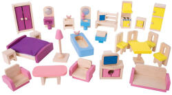 Bigjigs Toys Fa Babaház, 27 db