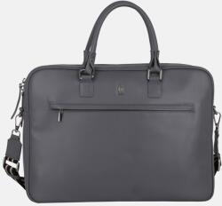 SALMA - Szürke bőr aktatáska