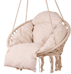 KIK Vintage Gólyafészek Hinta, Párnával, 120 x 80 x 60 cm