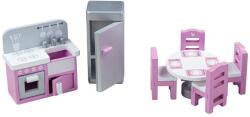 Tidlo Fa Babaház Bútor, Konyha, 9 db