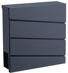 Pepita Cutia poștală din oțel galvanizat Pepita Modern - anthracite (YG9)