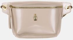  IDA - Bézs bőr övtáska