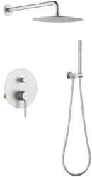 AREZZO design ASTRO falsík alatti zuhanycsaptelep, szálcsiszolt nikkel AR-912203BN (AR-912203BN)