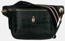  IDA - Zöld krokodilbőr övtáska