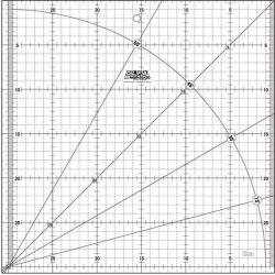 OLFA Шивашки триъгълник 30 cm (MQR-30X30-NON-SLIP)