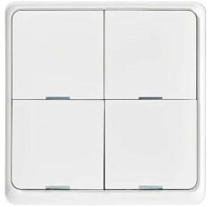 Nedis Intrerupator Smart Zigbee 3.0, 12 Setari, Aparent, Alb, Nedis (ZBWS40WT) - trada