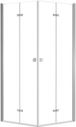 Besco Exo-H zuhanykabin 90x90 cm négyzet króm fényes/átlátszó üveg KEH-90-195 (KEH90195)
