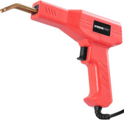 Strend Pro Elektromos műanyaghegesztő pisztoly, Strend Pro, piros, 43 W, 200 db kapoccsal, fogóval és letörő késsel, műanyag hordtáskában (TC2130045)