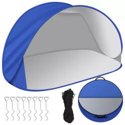  Strandsátor, Pop Up, Összecsukható Árnyékoló, Napellenző UV Védelemmel, 220x120x100 cm