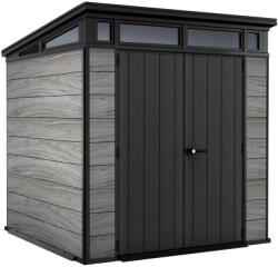Keter Signature pent 7x7 műanyag kerti ház viharszürke (263851) - leziteronline