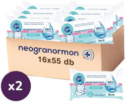 Neogranormon Sensitive nedves törlőkendő 32x55 db