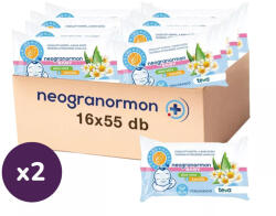 Neogranormon nedves törlőkendő Aloe Verával és kamillával 32x55 db
