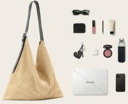 AllSaints чанта тип хобо дамска от велур ASHA (W518XD)