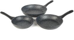 Salter Tigai si seturi Salter BW11459BRMFOB Megastone Thermo Collar 3-Piece Frying Pan Set - 20/24/28cm (T-MLX60771) - pcone