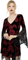 KILLSTAR дамска рокля KILLSTAR - Pandora's Rose - Black/Red - KSRA013586