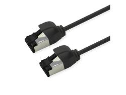 Roline Cablu de retea RJ45 Slim U/FTP Cat. 8.1 (Class I) LSOH 2m Negru, Roline 21.15. 3265 (21.15.3265-100)