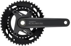 Shimano Cues FC-U6010-2 Linkglide integrált tengelyes hajtómű, 32-46T, 2x11s, 170 mm, fekete