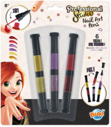 Buki France Körömdíszítő tollak 3 db-os, Arany (BUKIPS101)