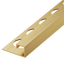  NOX Prémium Q profil - inox, szálcsiszolt arany 10mm/270cm (456322729)