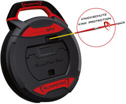 Runpotec GF3 üvegszálas vezetékbehúzó hosszmérő nélkül, D=3mm, 20m (101960) (101960)