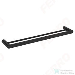 FERRO NOSTRIS 60 cm-es törölközőtartó dupla, fekete ANS10BL (ANS10BL)