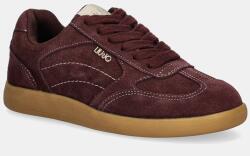 LIU JO velúr sportcipő CONNOR 01 - burgundia Női 39