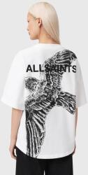 AllSaints pamut póló SWOOP - fehér M