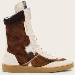 AllSaints bőr sportcipő Louise High Top - bézs Női 38