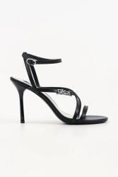 Karl Lagerfeld bőr szandál Sarabande - fekete Női 41