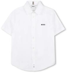 BOSS gyerek ing pamutból - fehér 126 - answear - 31 990 Ft